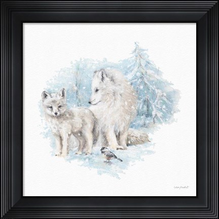 Framed Let it Snow 07 Print