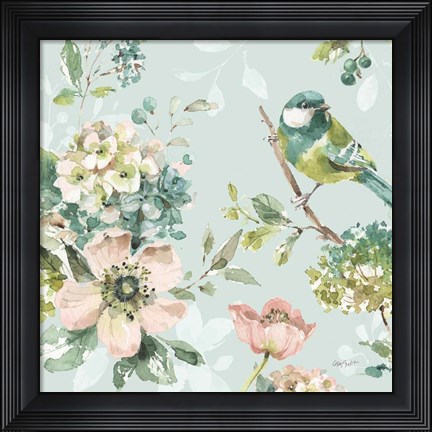 Framed Mint Crush 03 on Mint Print