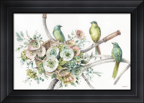 Framed Mint Crush 07 Landscape Print