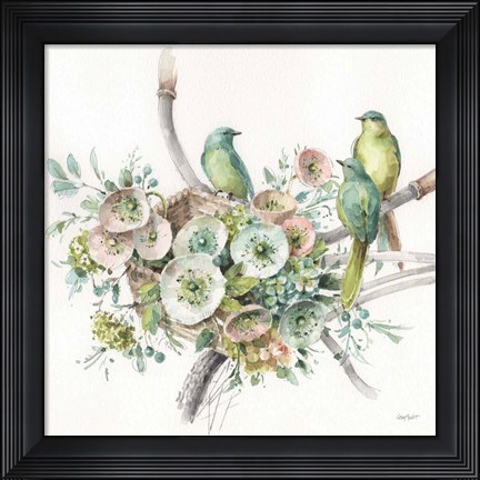 Framed Mint Crush 07 Square Print