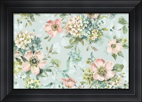 Framed Mint Crush 12 on Mint Print