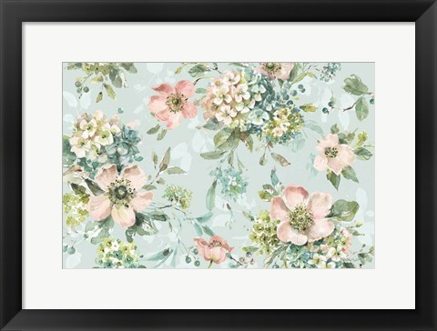 Framed Mint Crush 12 on Mint Print