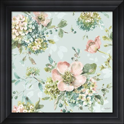 Framed Mint Crush 13 on Mint Print