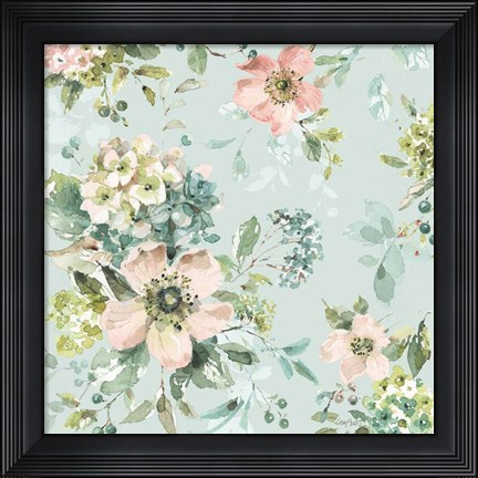 Framed Mint Crush 14 on Mint Print