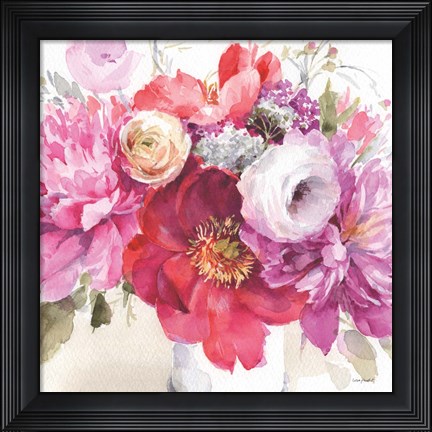 Framed Obviously Pink 01B Print