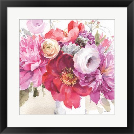 Framed Obviously Pink 01B Print