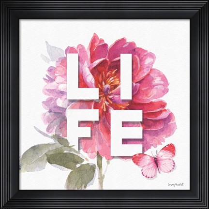 Framed Obviously Pink 06A Print