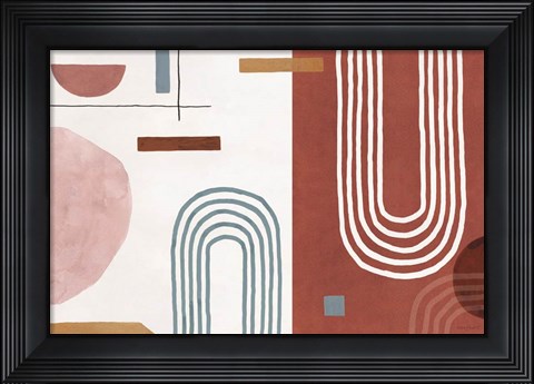 Framed Sierra Abstract 01 Print