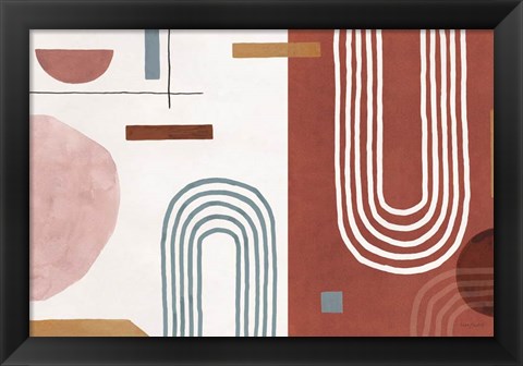 Framed Sierra Abstract 01 Print