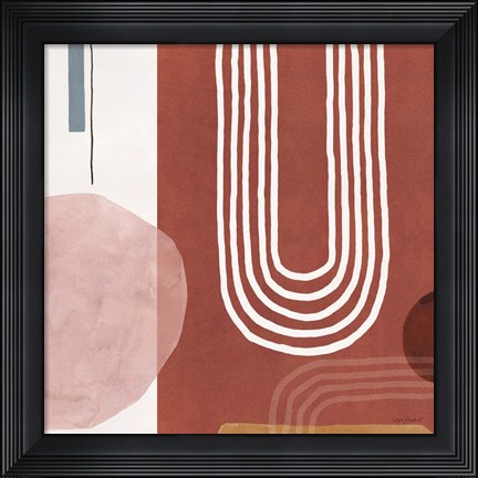 Framed Sierra Abstract 03 Print