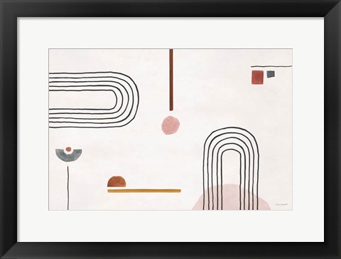 Framed Sierra Abstract 04 Print