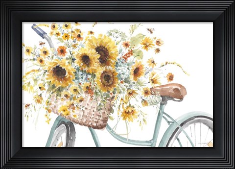 Framed Sunflowers Forever 02 Print