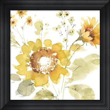 Framed Sunflowers Forever 04 Print