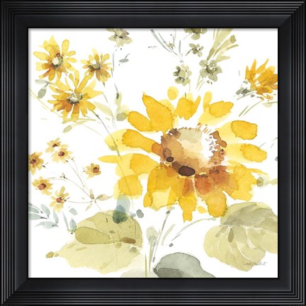 Framed Sunflowers Forever 05 Print