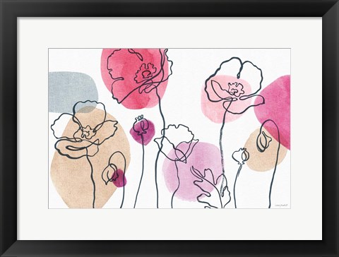 Framed Think Pink 01A Print