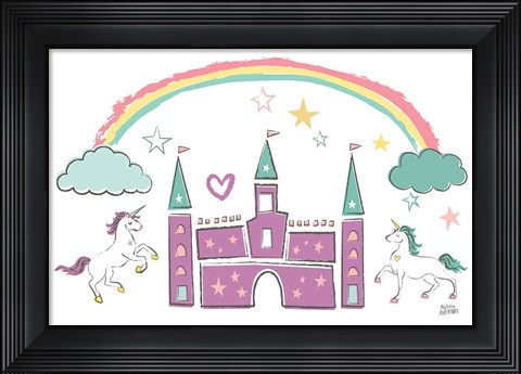 Framed Rainbow Dream IV Print