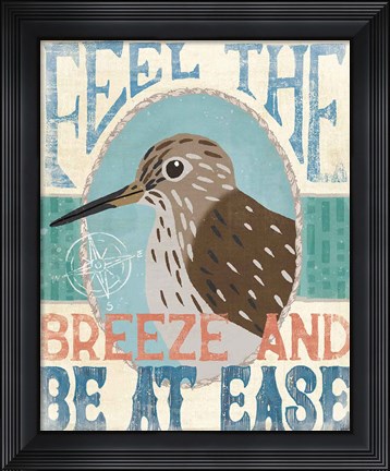 Framed Coastal Portrait II Print