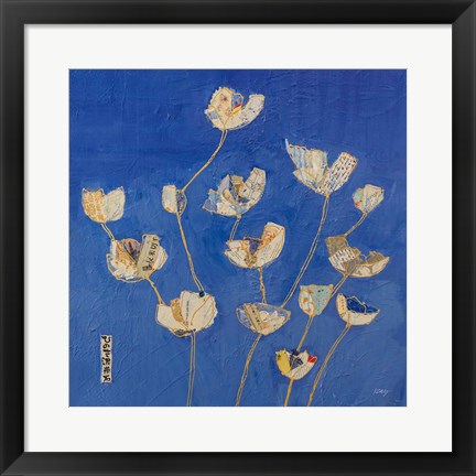 Framed Kims Tulips Crop Print