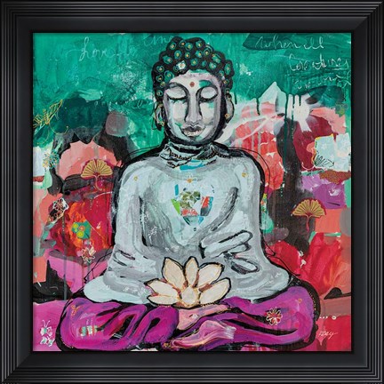 Framed Bold Buddha Print