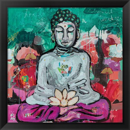 Framed Bold Buddha Print