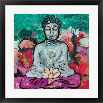 Framed Bold Buddha Print