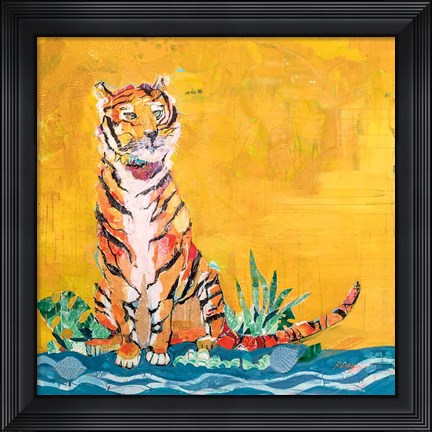 Framed Tiger Print