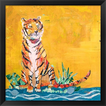 Framed Tiger Print