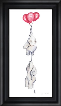 Framed Baby Elephant Love IV Print