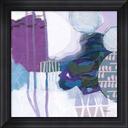 Framed Abstract Layers IV Print