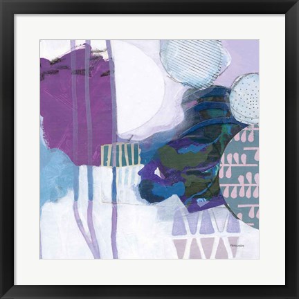 Framed Abstract Layers IV Print