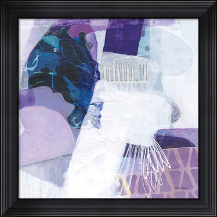 Framed Abstract Layers III Print