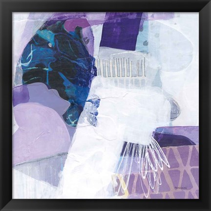 Framed Abstract Layers III Print