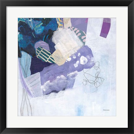 Framed Abstract Layers II Print