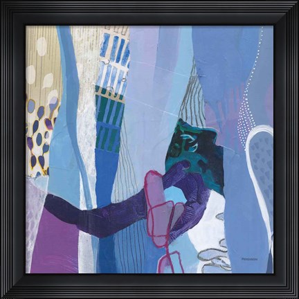 Framed Periwinkle Print