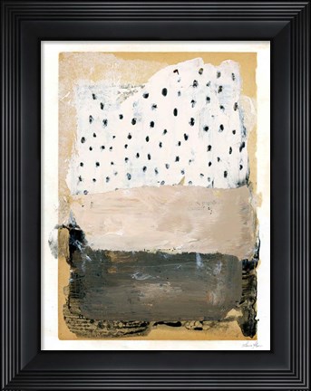 Framed Neutral Collage III Print