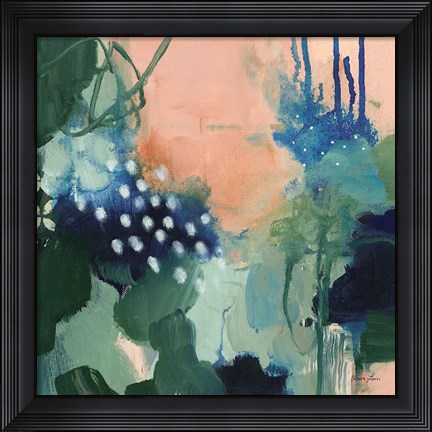 Framed Abstract Layers III Print