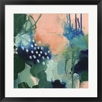 Framed Abstract Layers III Print