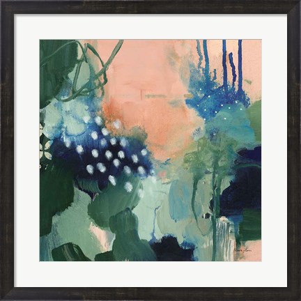 Framed Abstract Layers III Print