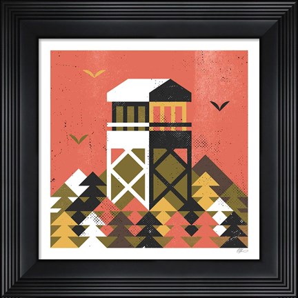 Framed Firewatch Print