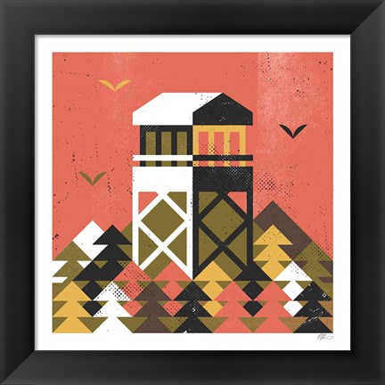 Framed Firewatch Print