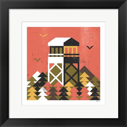 Framed Firewatch Print