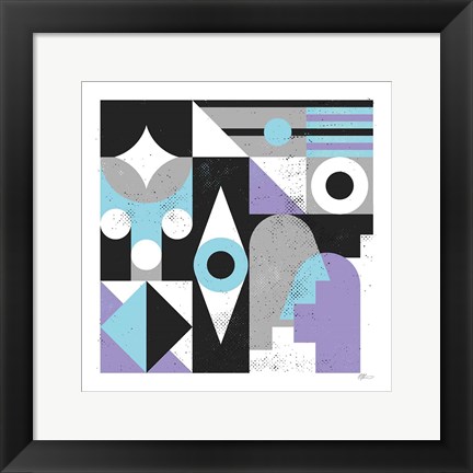 Framed Abstract Eyes Print