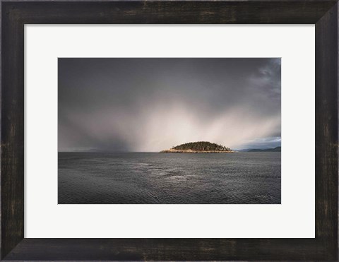 Framed Deception Pass Island Print