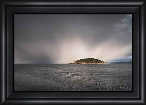 Framed Deception Pass Island Print