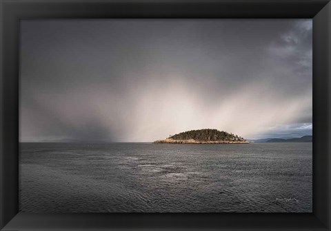 Framed Deception Pass Island Print