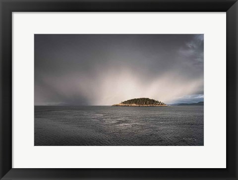 Framed Deception Pass Island Print