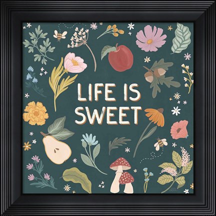 Framed September Sweetness II Dark Print