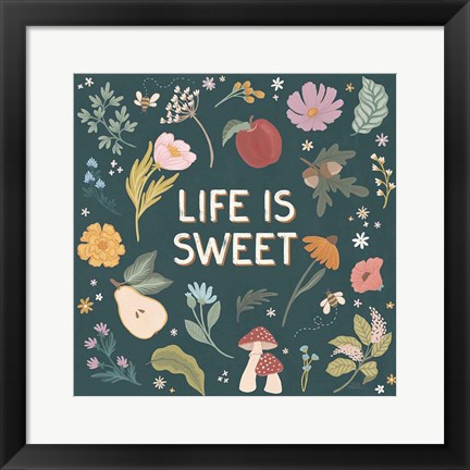 Framed September Sweetness II Dark Print