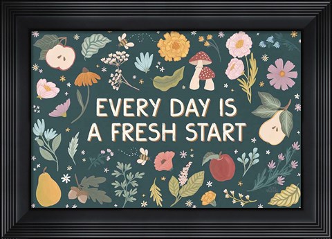 Framed September Sweetness I Dark Print