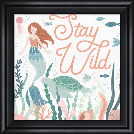 Framed Under the Sea III Print